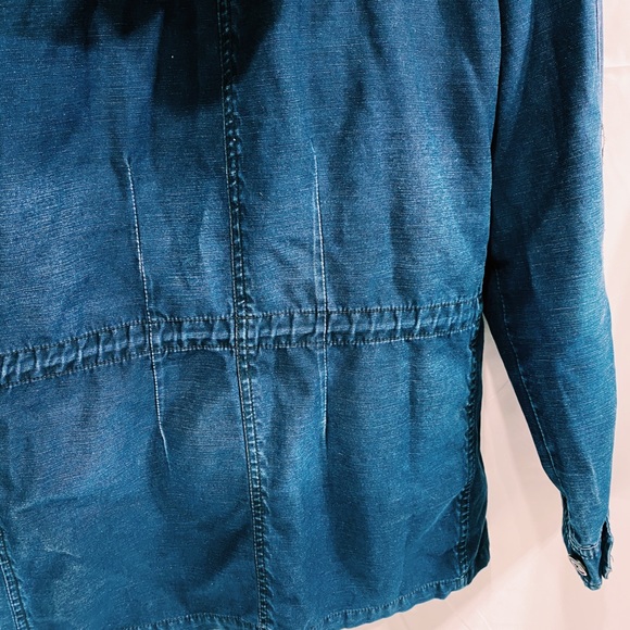 Zara Denim Parka Jacket. - Picture 5 of 9